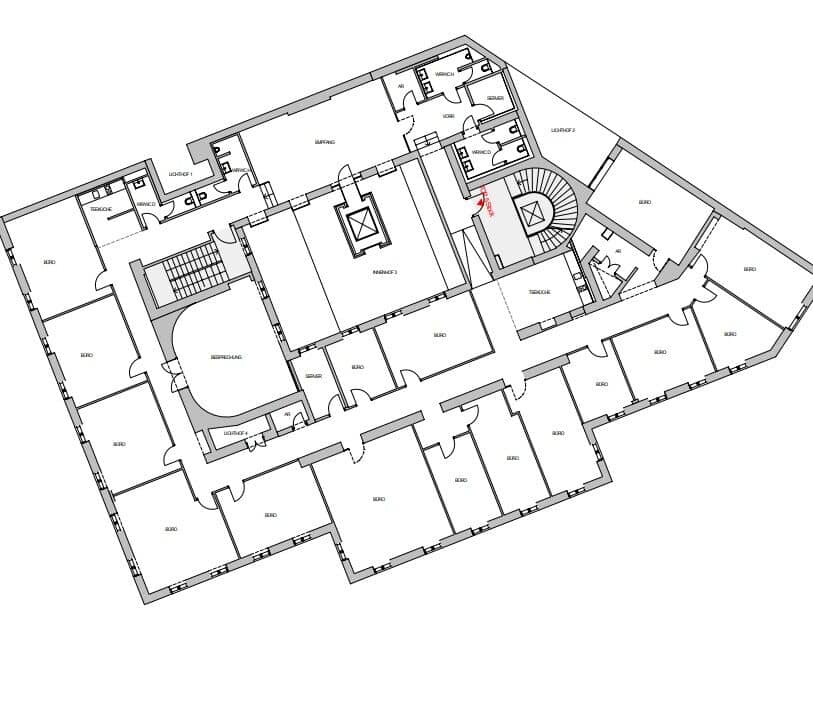1010 Wien, Schubertring 14 Plan 5.OG
