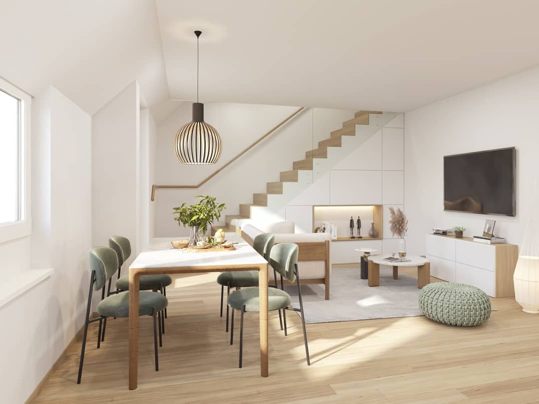Maisonette apartment brand new with two terraces