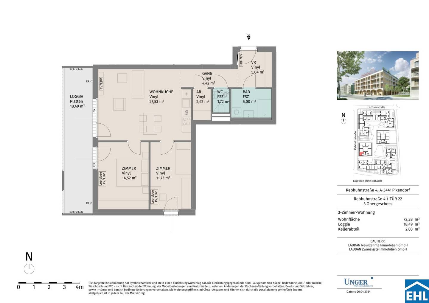 New build apartment first occupancy balcony