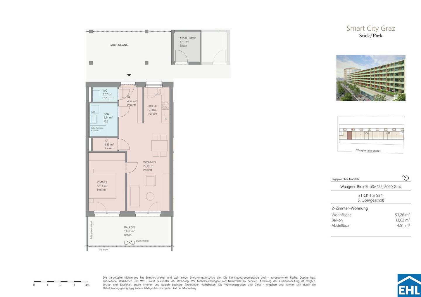 Wohnung Neubau mit Balkon nahe dem Hauptbahnhof