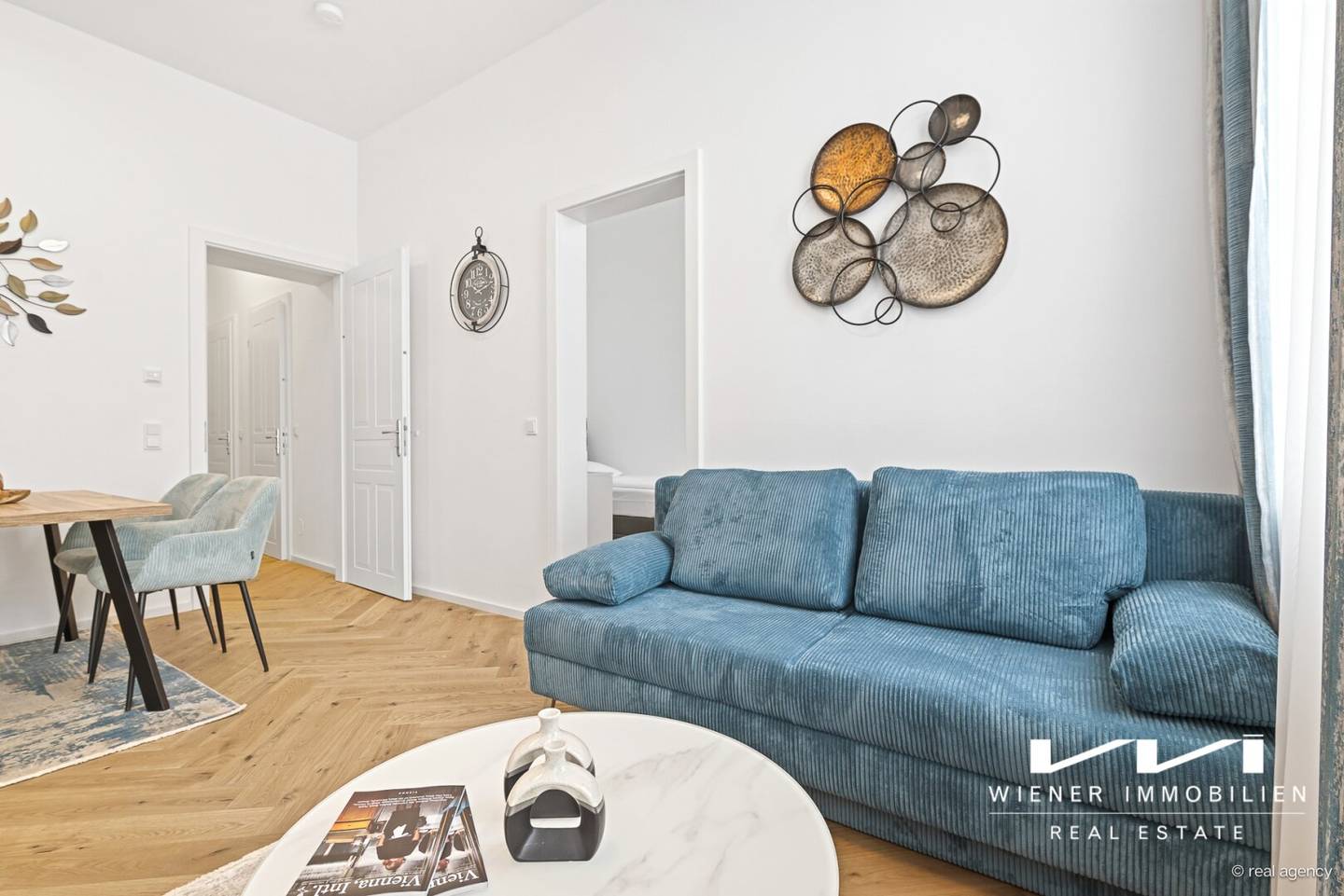 Ground floor apartment modernized with built in kitchen
