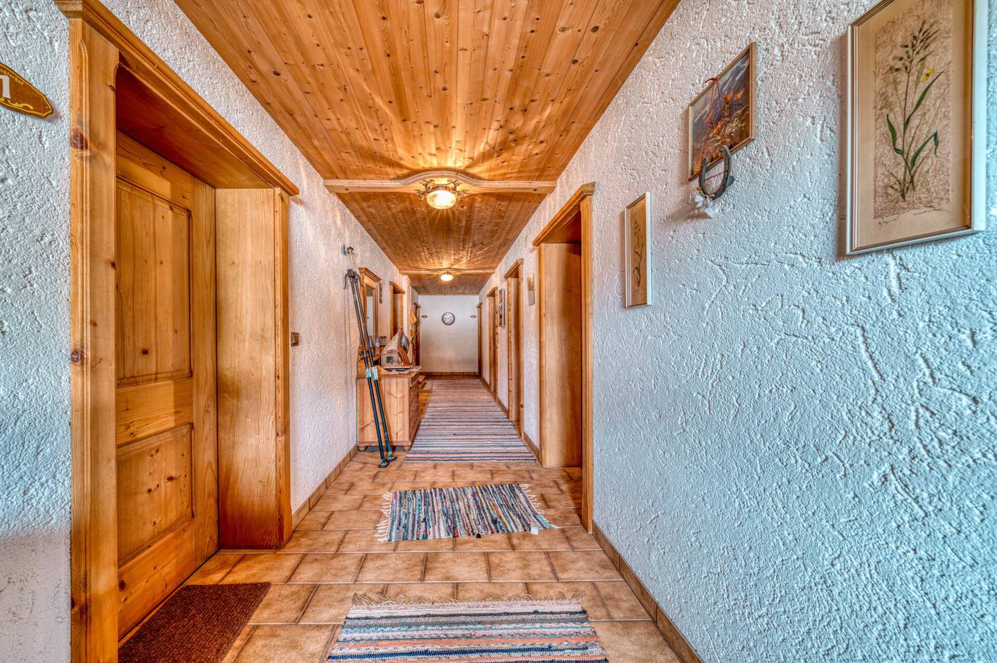 Apartment sunny location panoramic view attic