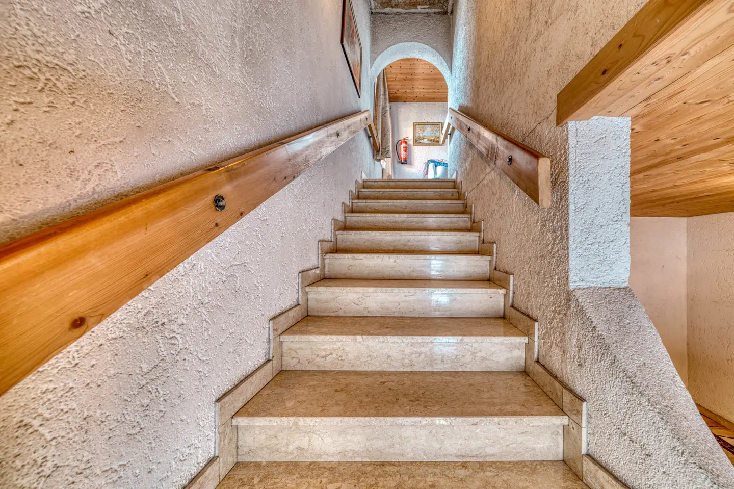 Apartment sunny location panoramic view attic