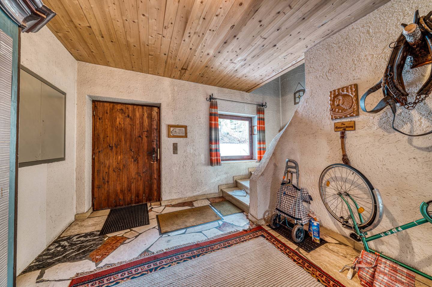 Apartment sunny location panoramic view attic