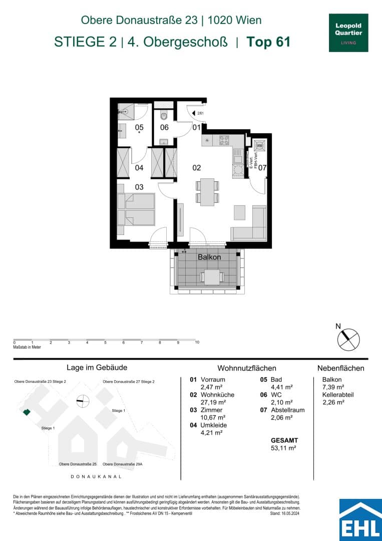 Apartment LeopoldQuartier near downtown balcony