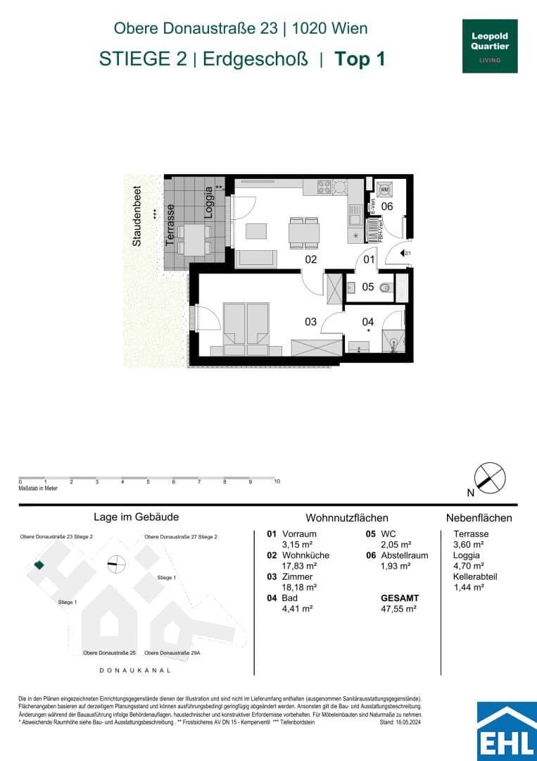 Apartment LeopoldQuartier First occupancy City center