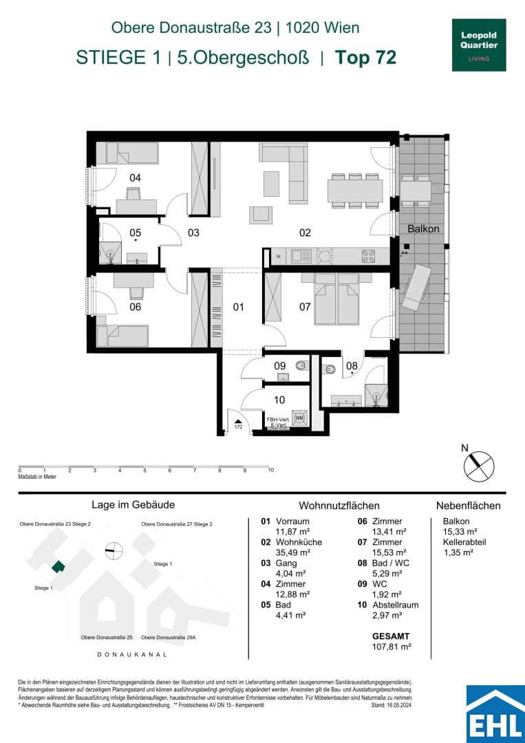 Apartment near city centre new build DGNB Gold