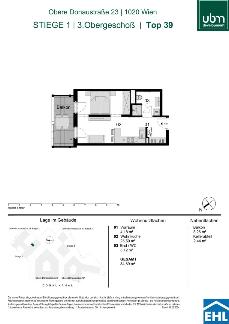Apartment in LeopoldQuartier near city center