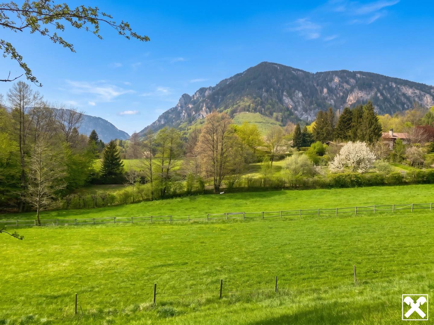 Baugrundstück in Reichenau an der Rax - freier Blick auf das Raxmassiv
