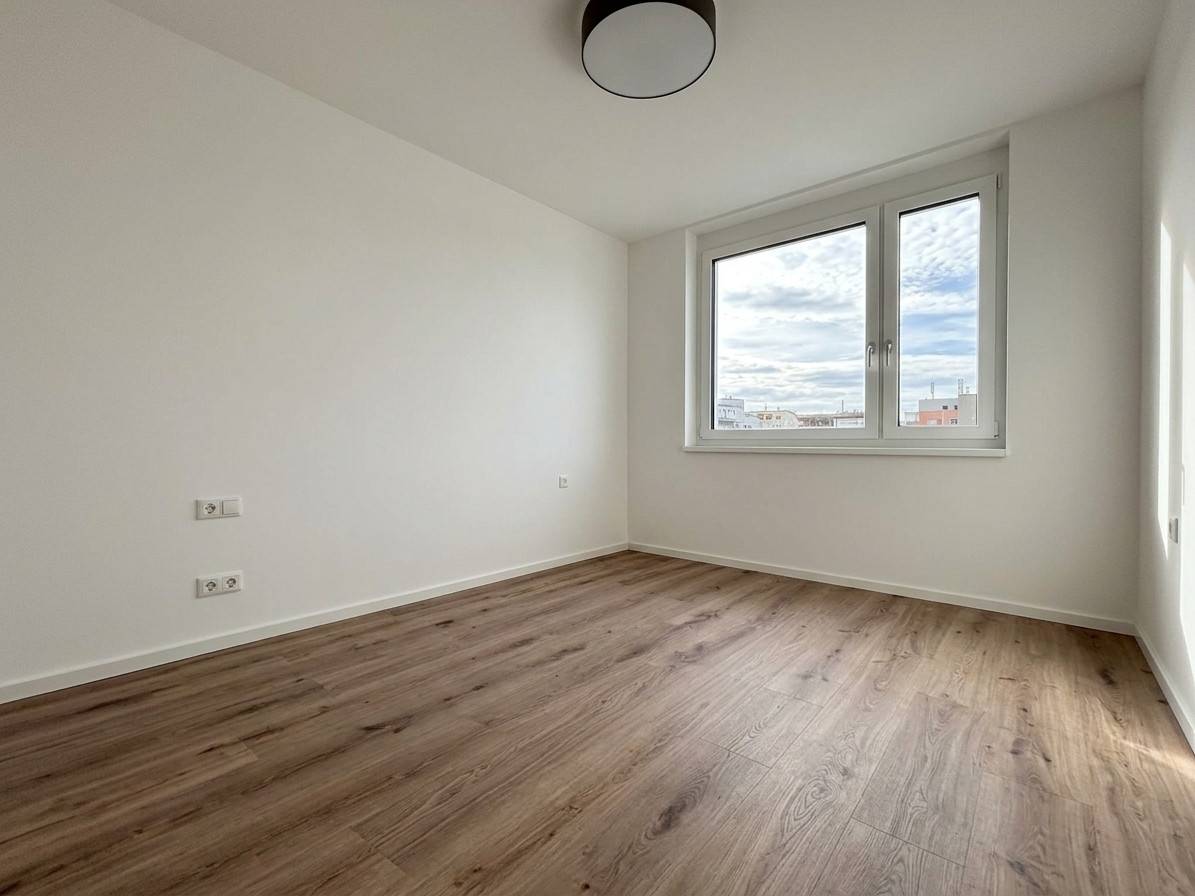 Newly built apartment with loggia barrier free
