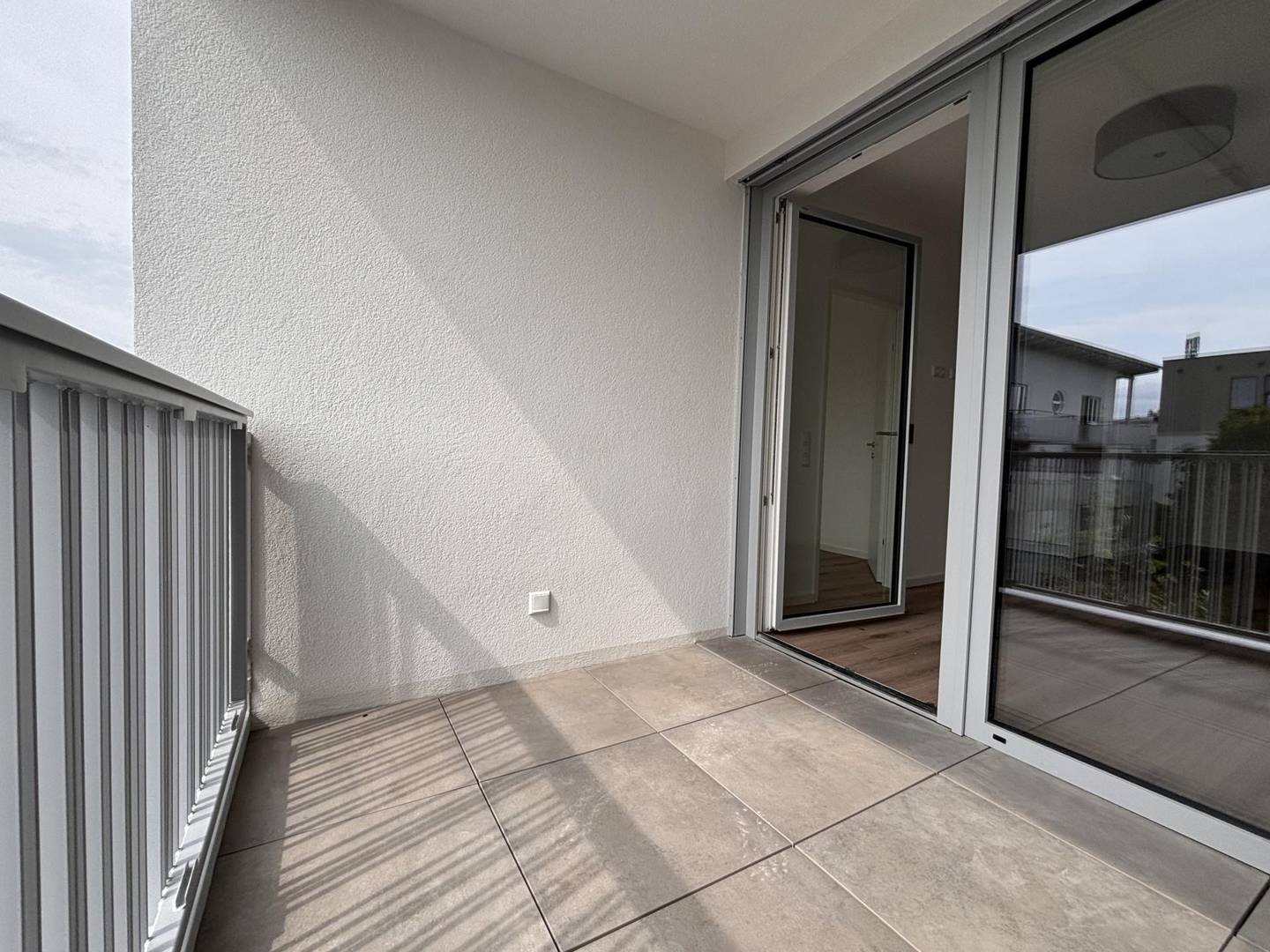 Newly built apartment with loggia barrier free