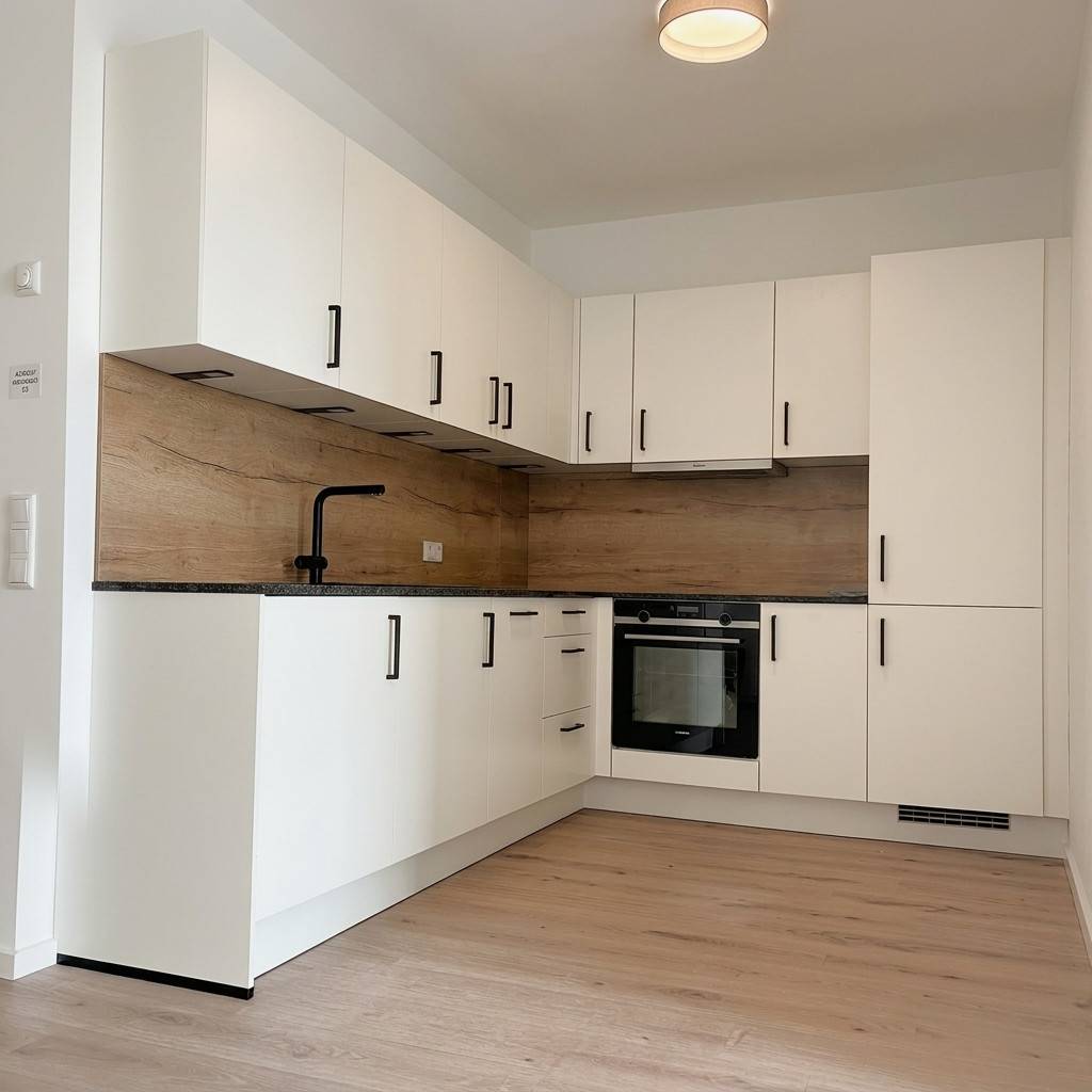 Newly built apartment with loggia barrier free