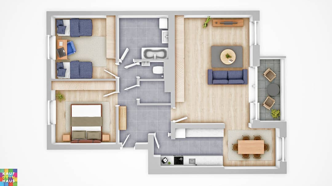 Ruhige 94 m² Mietwohnung mit Fernsicht in Loipersdorf-Kitzladen