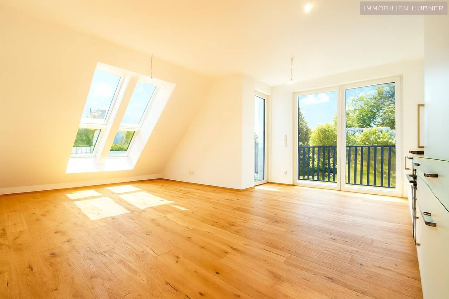 Attic Apartment First Occupancy Two Terraces Bright