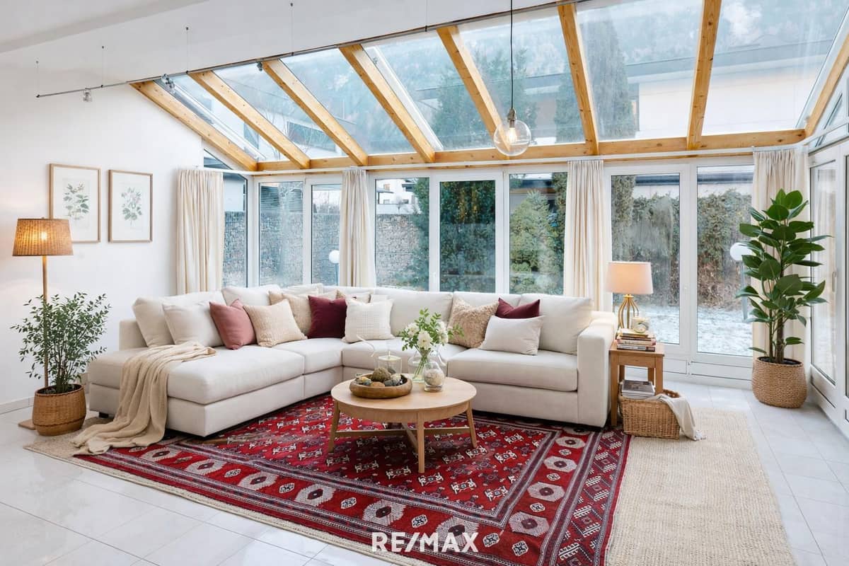 5-Zimmer-Wohnung in Zams mit Garten, Sauna und Balkon - Miete