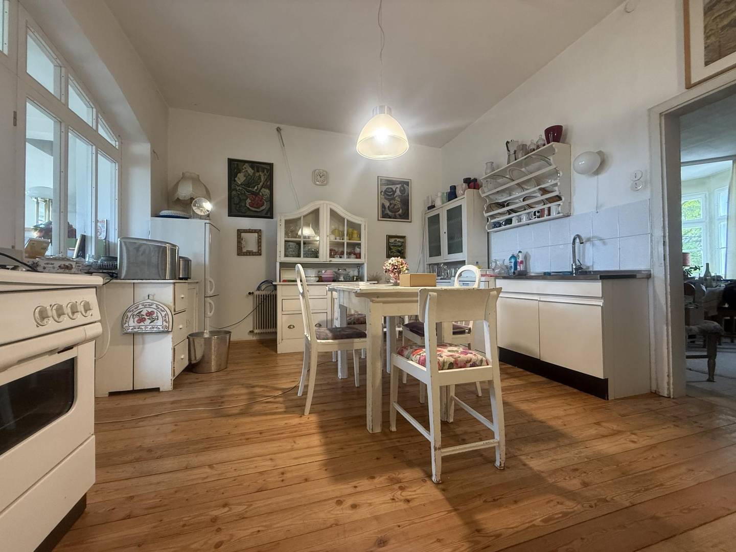 Wohnung mit verglaster Veranda und Grünblick