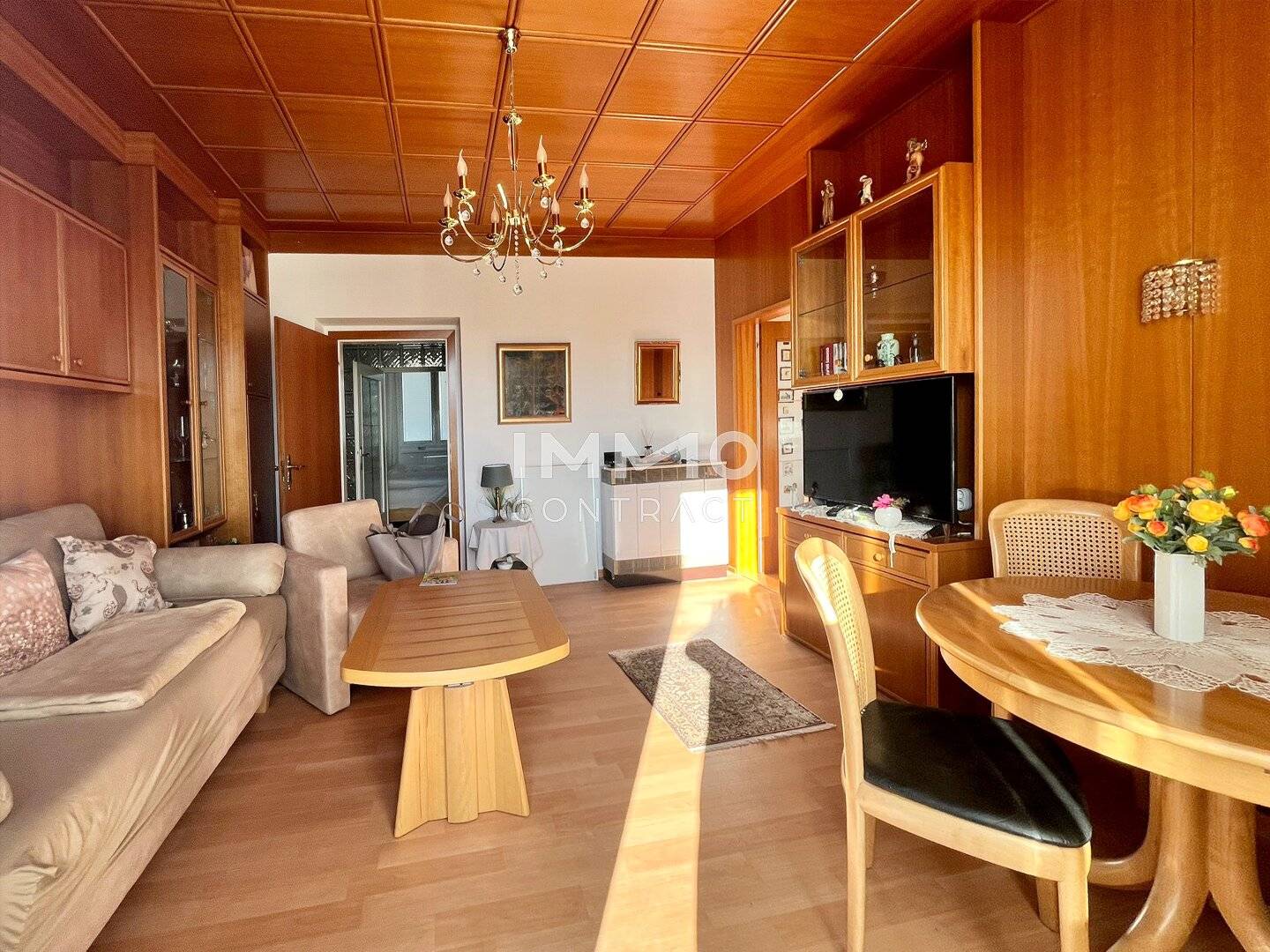 Apartment with south facing balcony and south view