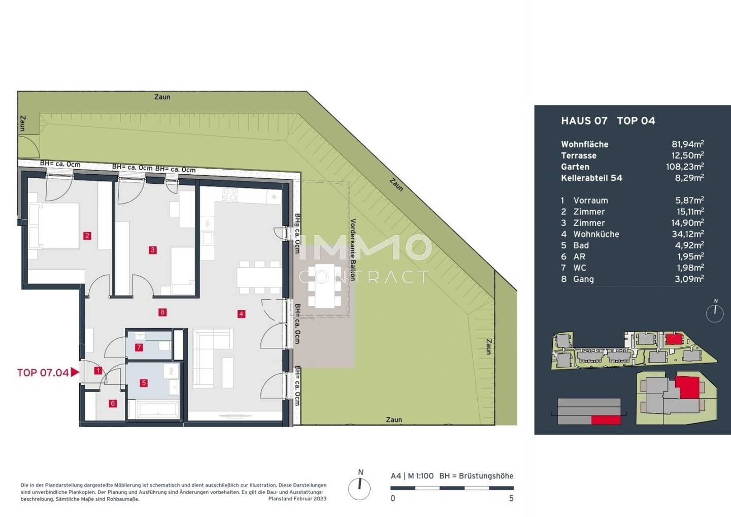 Erstbezug Neubauwohnung mit großem Garten