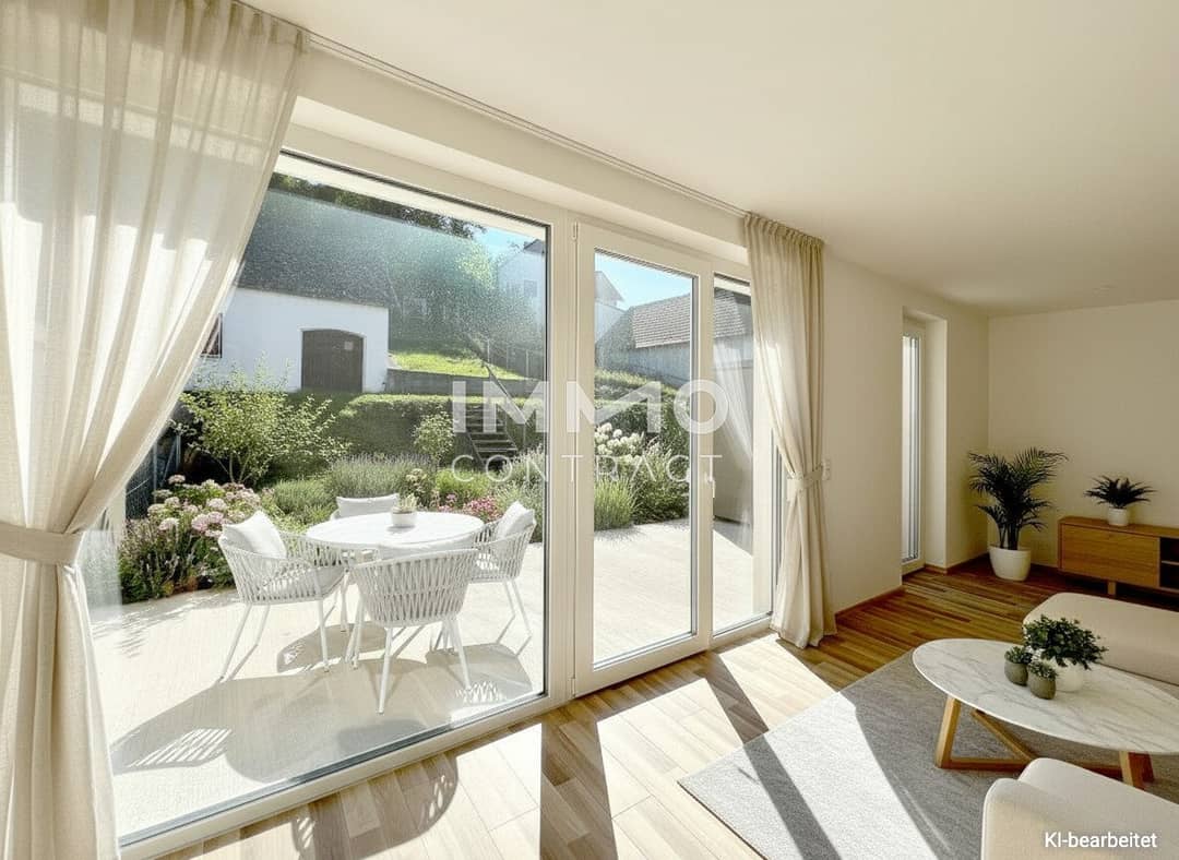 4-Zi-Reihenhaus in Grünlage bei Krems mit Weinkeller & Garten