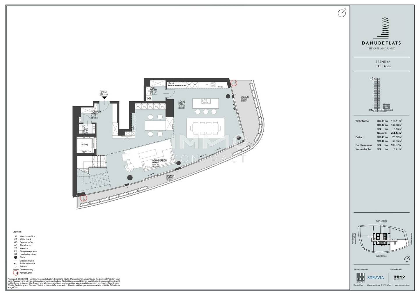 Wohnung im höchsten österreichischen Wohnturm