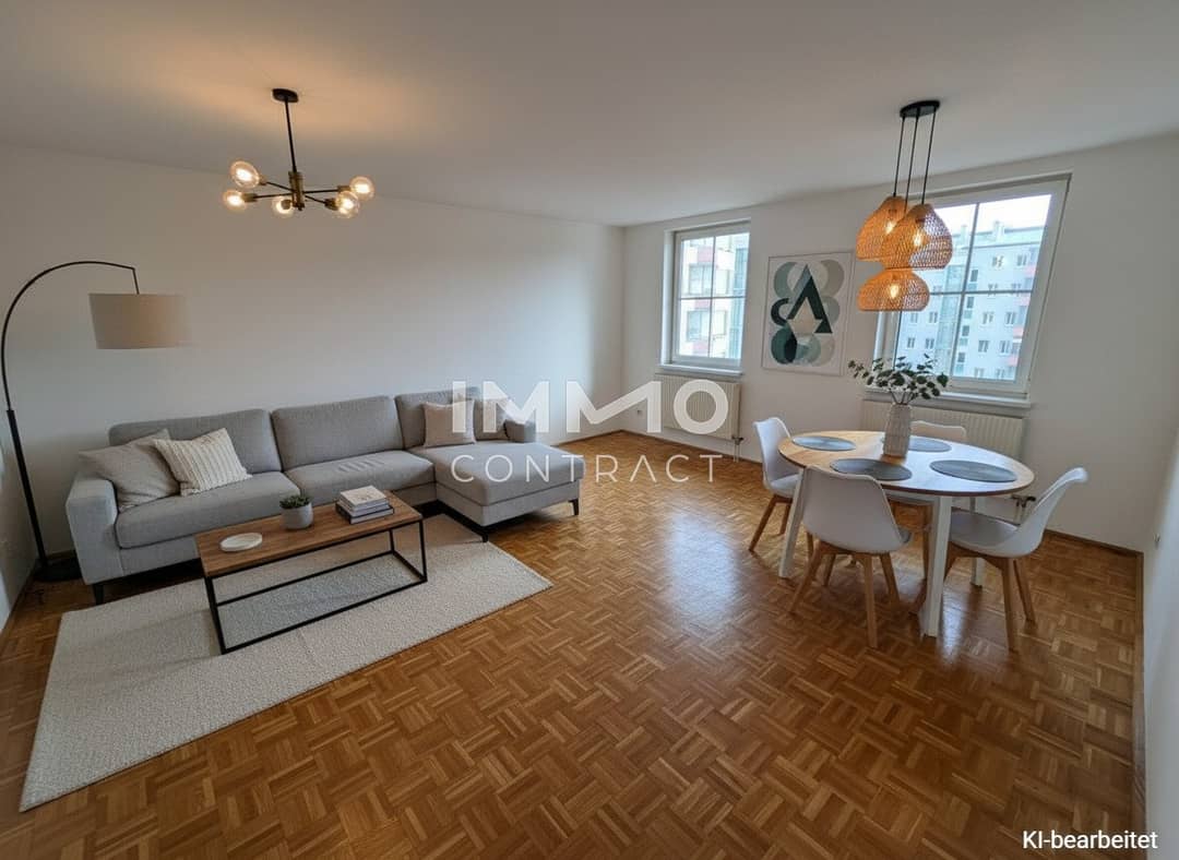 Dachgeschosswohnung in Linz, 3 Zimmer, Balkon, 76 m², EBK – zentrale Lage