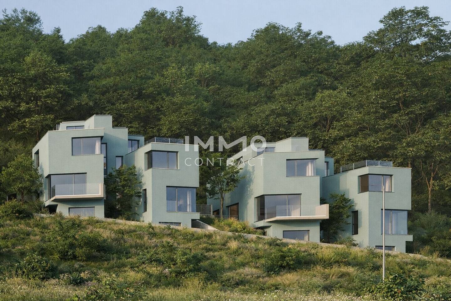 Neubau-Doppelhaushälfte in Höflein an der Donau, 5 Zimmer, 2 Terrassen