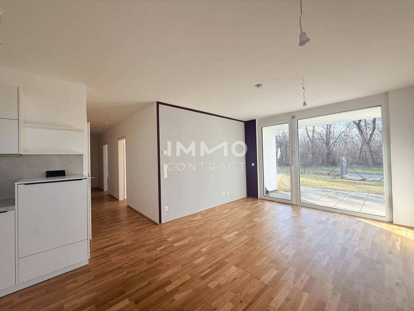 Investment apartment with garden and garage