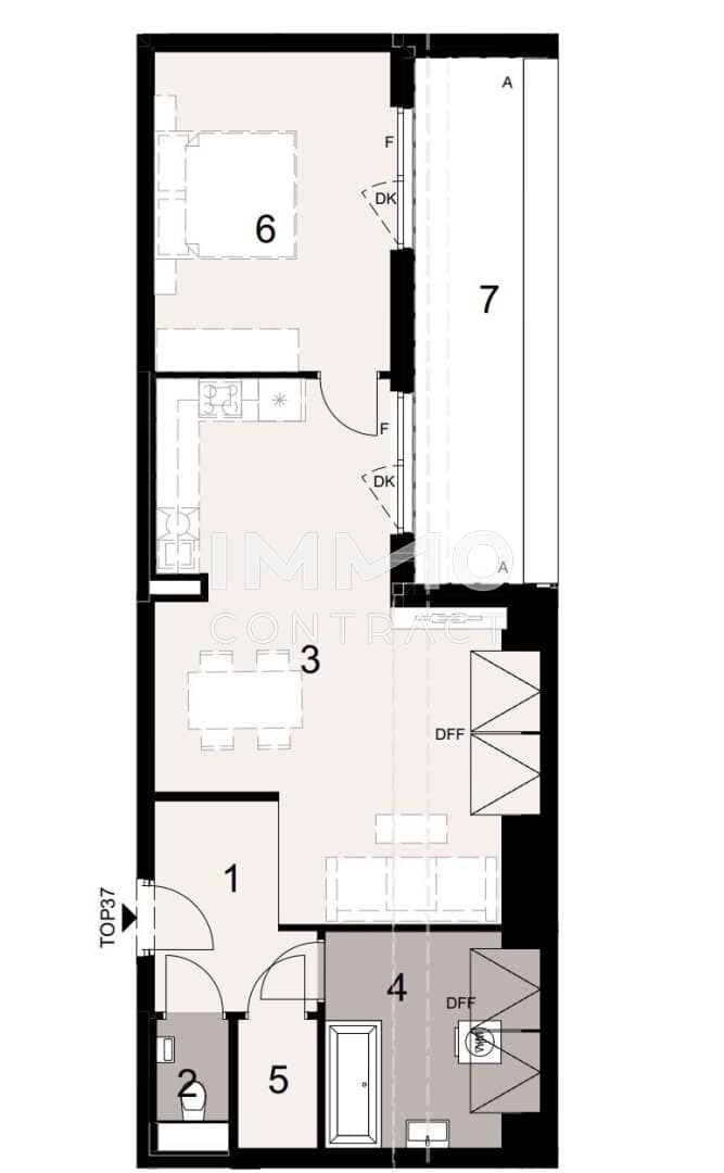 Apartment with terrace near Lainzer Tiergarten new build