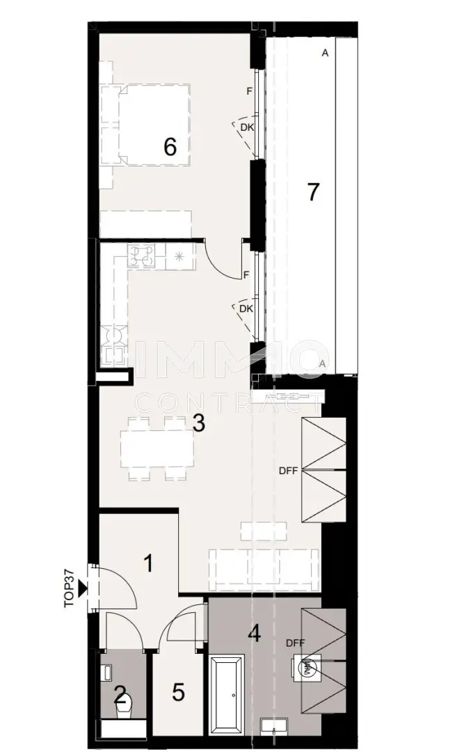 Wohnung mit Terrasse nahe Lainzer Tiergarten Neubau