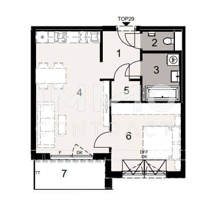 Wohnung Neubau mit Balkon in grüner ruhiger Lage
