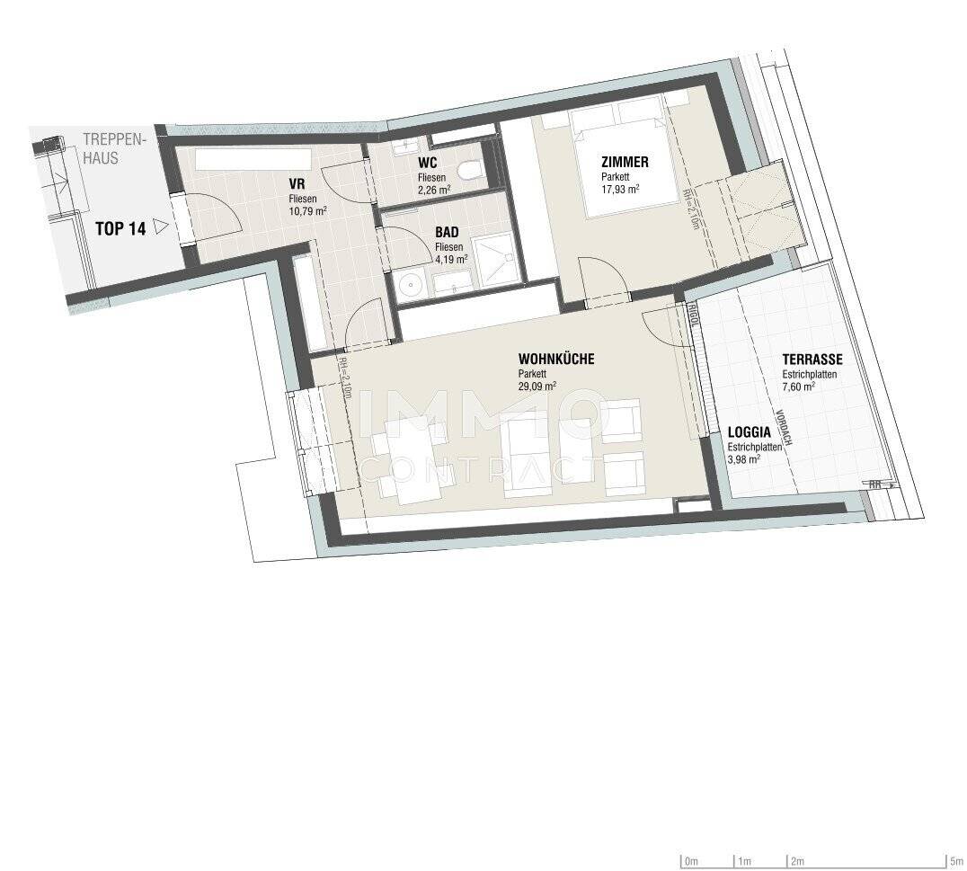 Erstbezug Wohnung mit Terrasse im Weinviertel