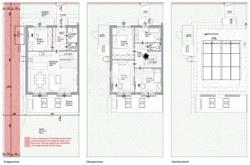 Doppelhaushälfte in Stoob: 106 m², 5 Zimmer, Garten, Kaufoption