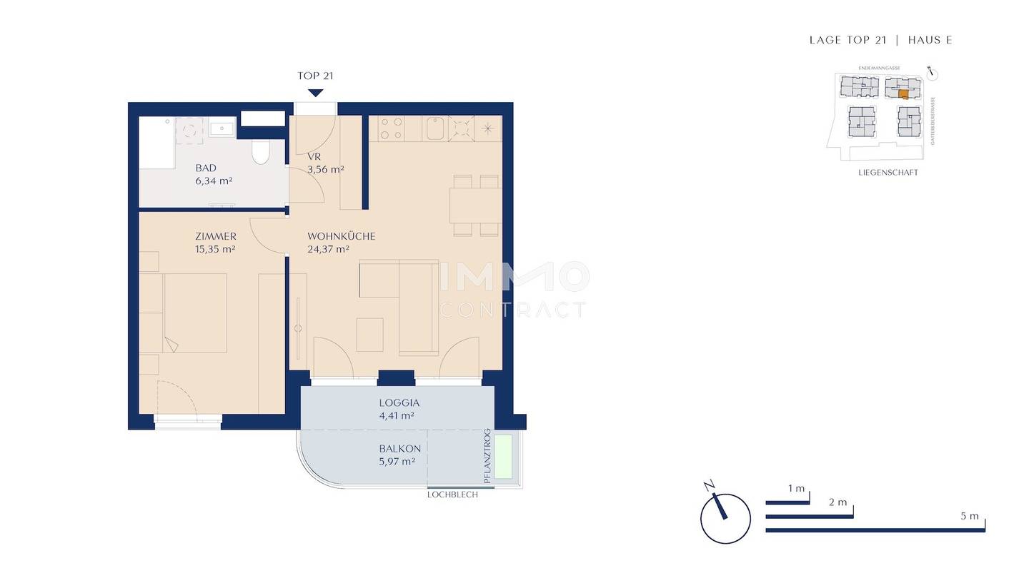 Wohnung Neubau Erstbezug Balkon Atzgersdorf