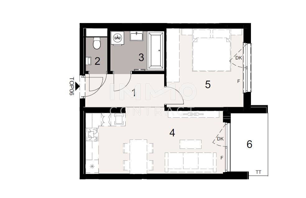 Neubau Wohnung mit Loggia und Lift