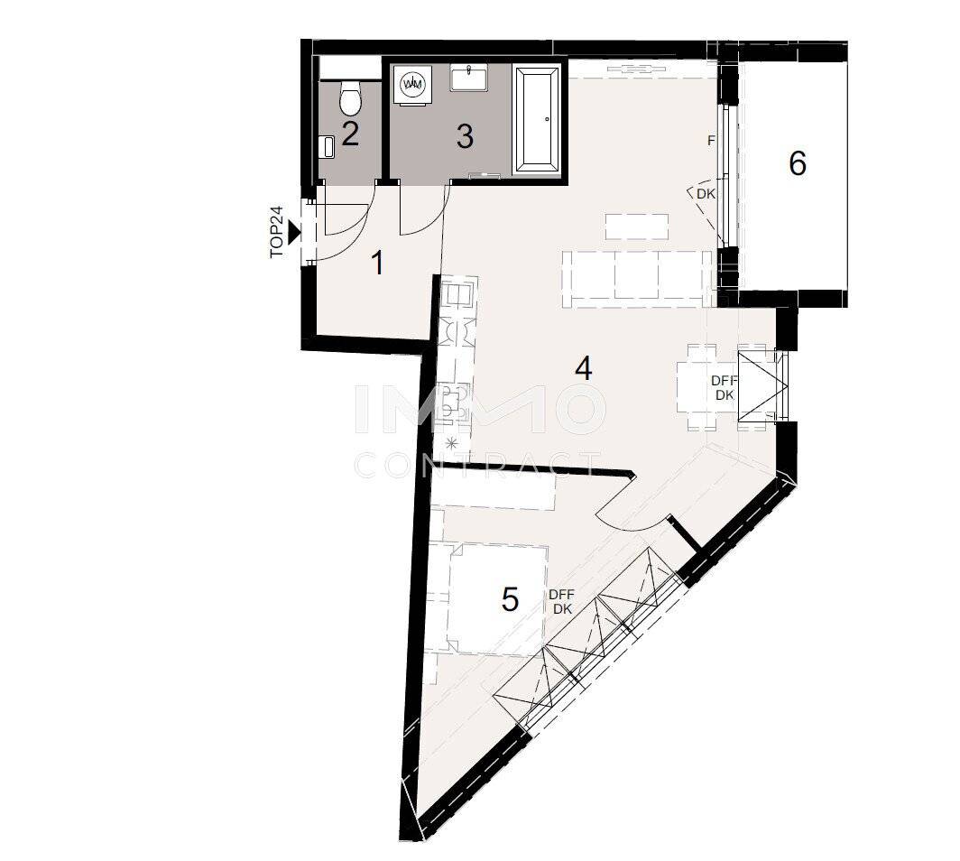 New build apartment with balcony near Lainzer Tiergarten