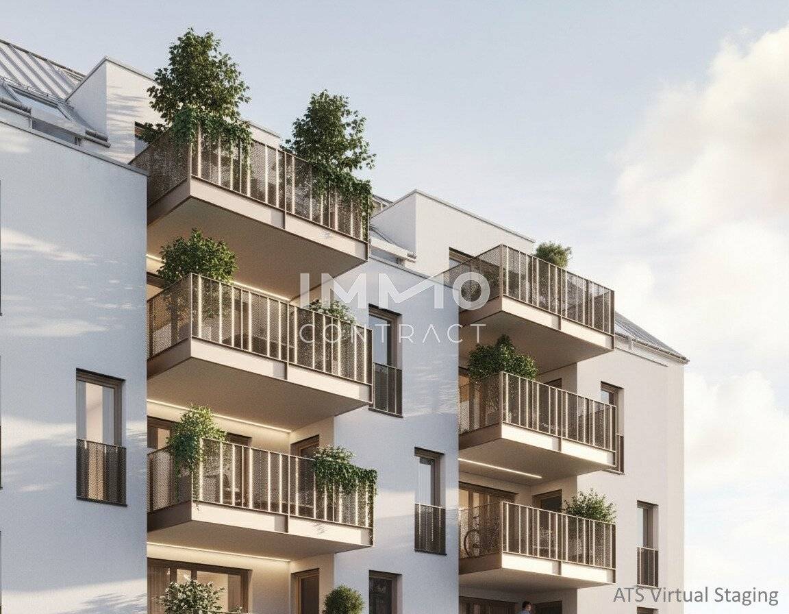 Attic apartment with balcony and panoramic view new build
