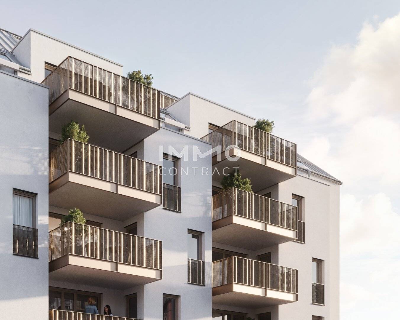 First occupancy apartment near Old Danube balcony