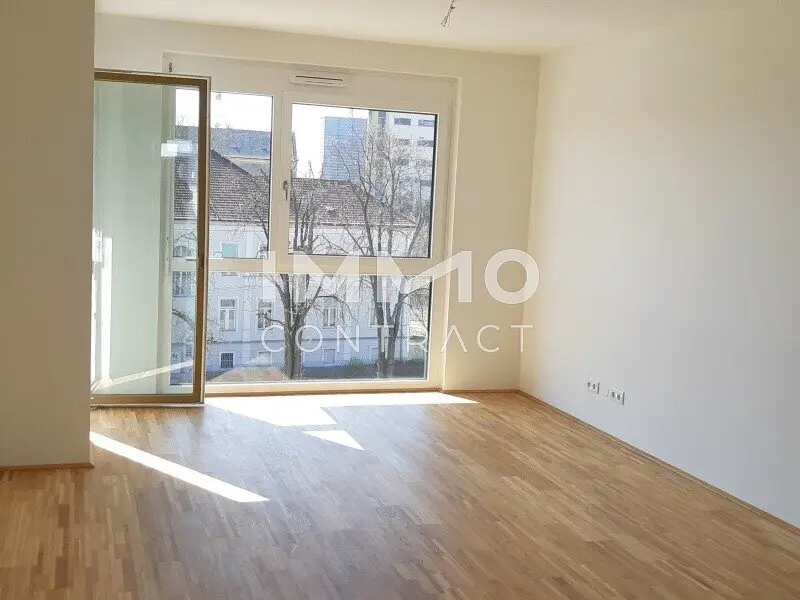 Three room apartment Reininghaus balcony city view