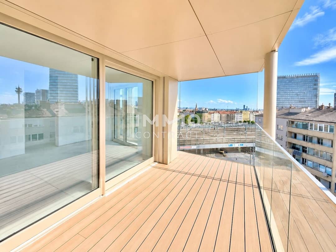 Wohnung Neubau Erstbezug nahe Hauptbahnhof Loggia