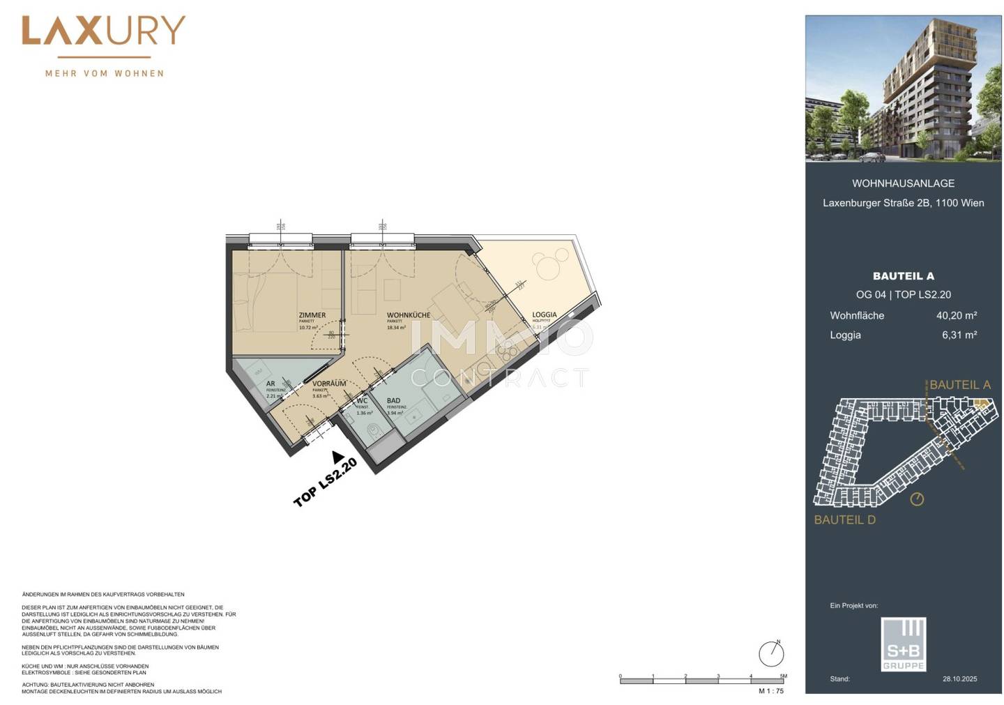 Neubau Wohnung mit Loggia direkt am Hauptbahnhof