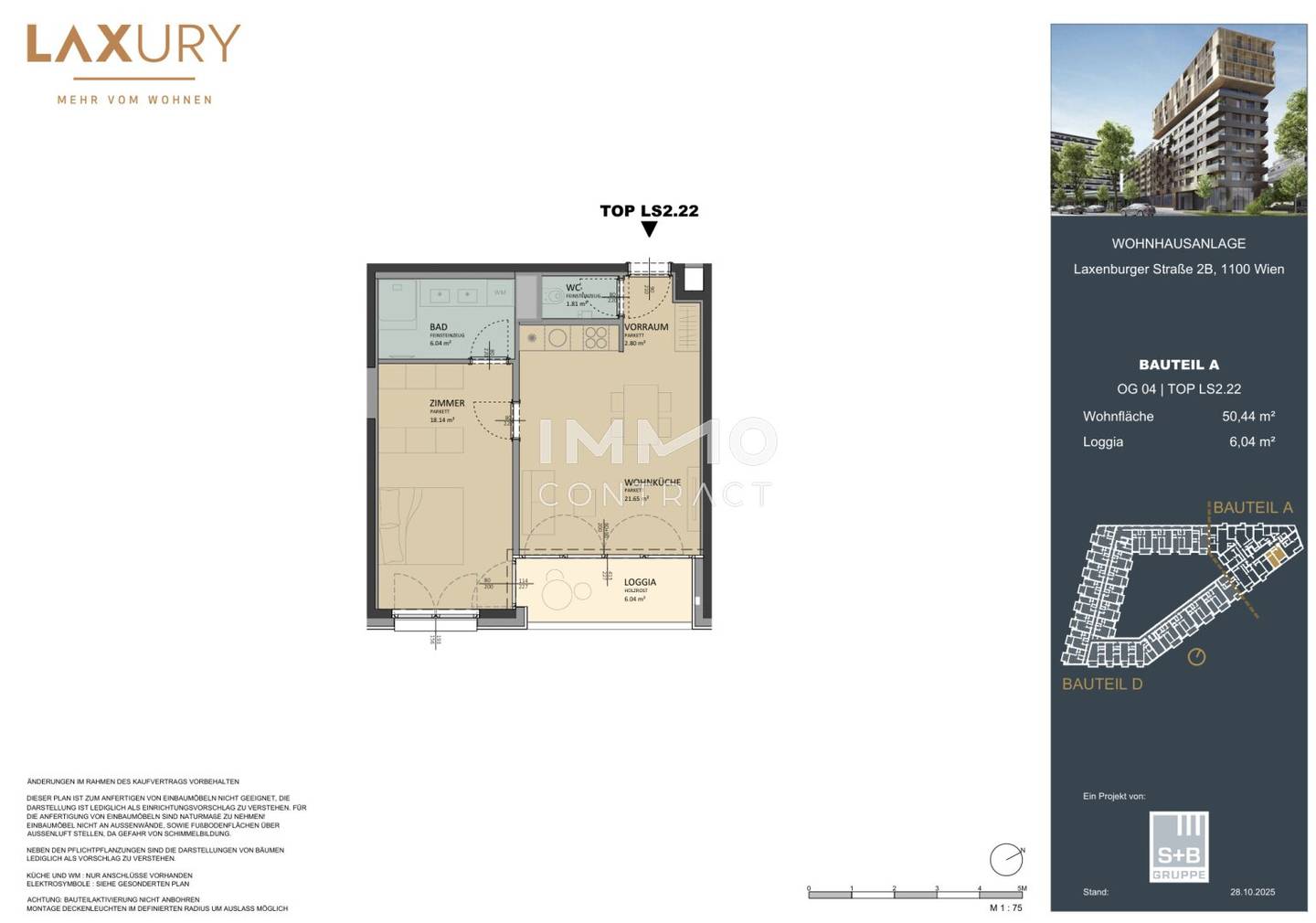 Wohnung am Hauptbahnhof Neubau mit Loggia