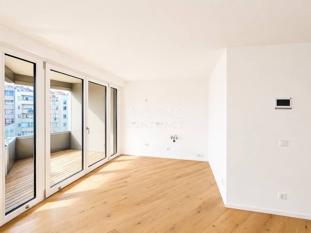 Wohnung Neubau direkt am Hauptbahnhof mit Loggia