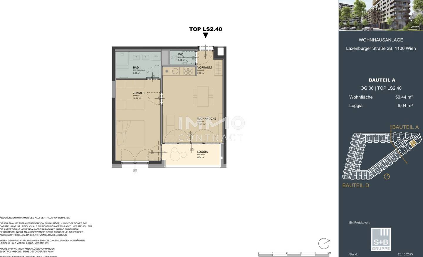Wohnung Erstbezug direkt am Hauptbahnhof mit Loggia