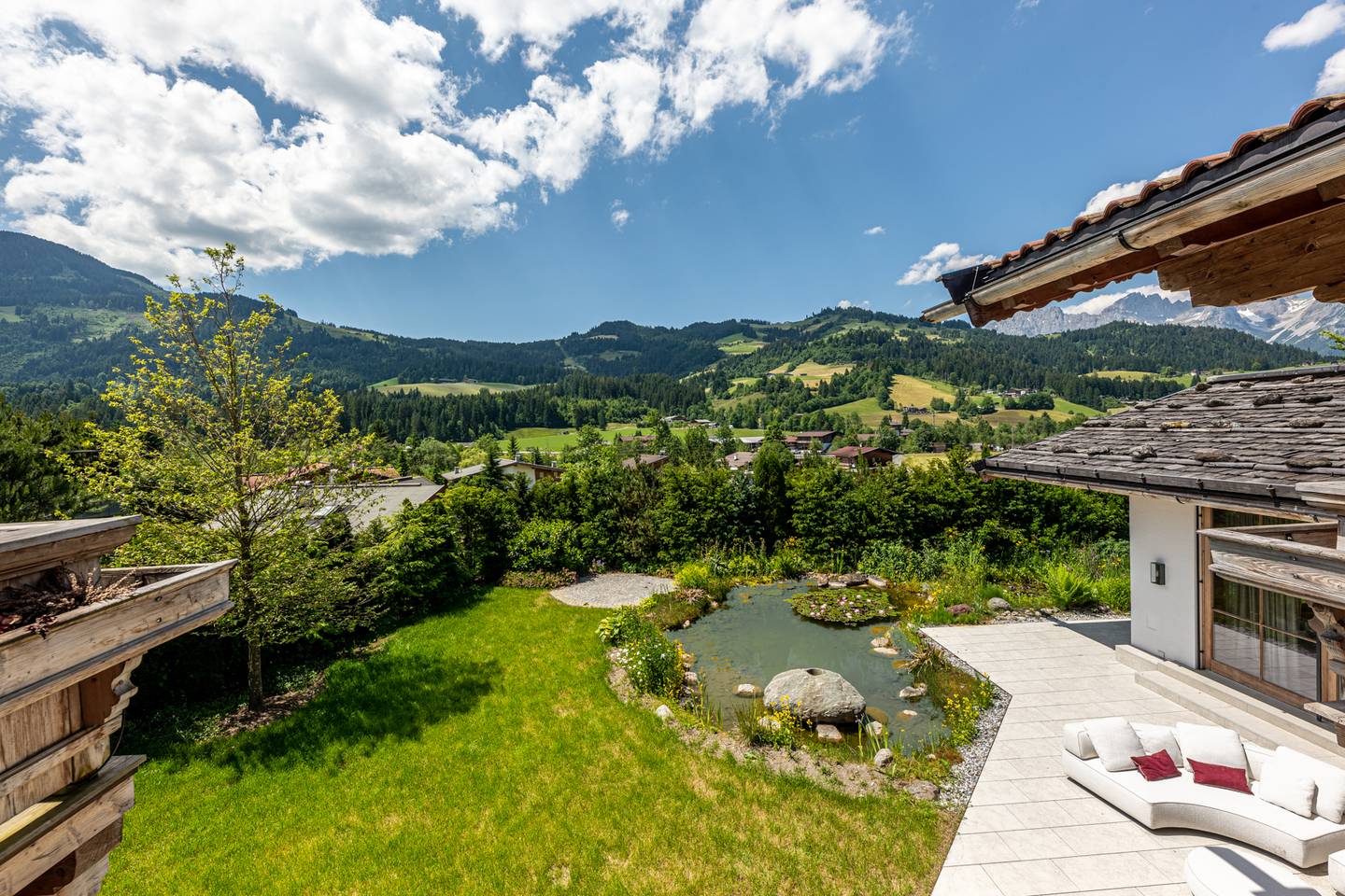 Residenz Kaiserblick – Landsitz in Reith bei Kitzbühel mit Garten