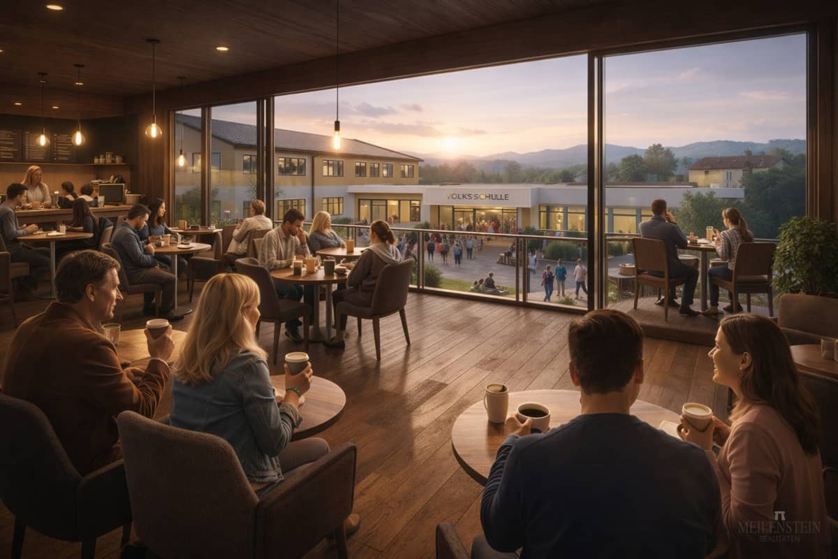 Gewerbelage in Velden am Wörthersee – EG-Lokal 68 m², OG-Einheit 63 m²