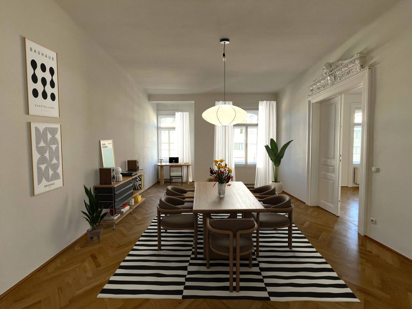 Apartment with loggia at the start of Mariahilfer Street
