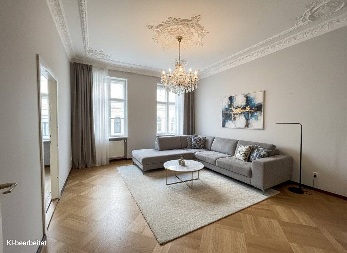 Etagenwohnung in Belvedere-Nähe, Toplage Wien – 126 m², 5 Zimmer