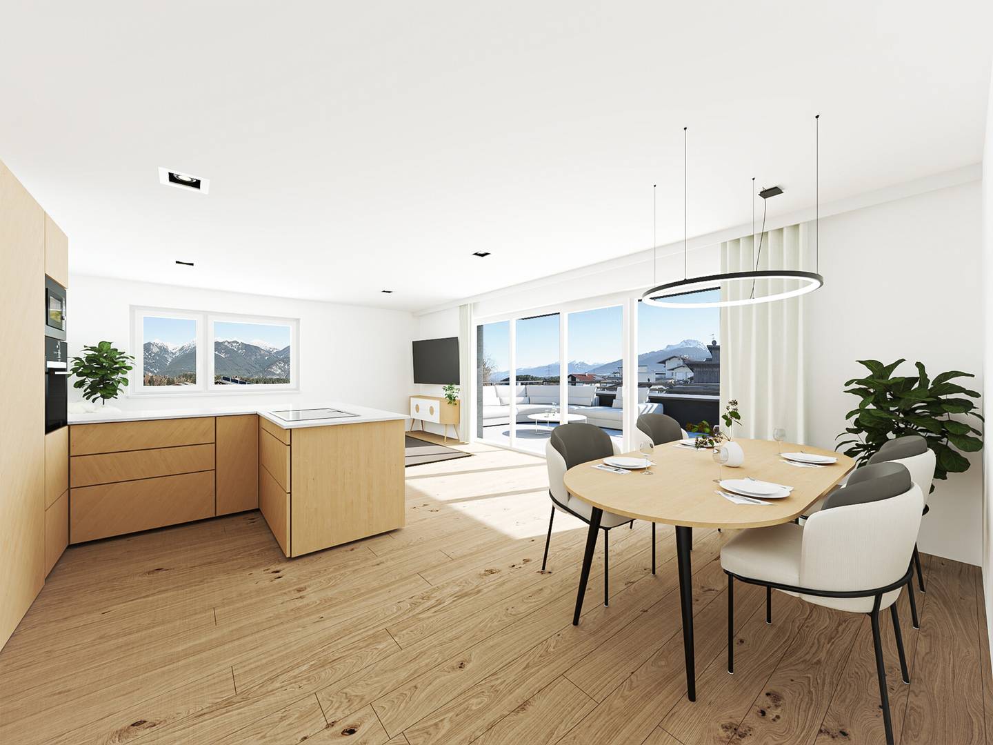 Penthouse with panoramic view and terrace