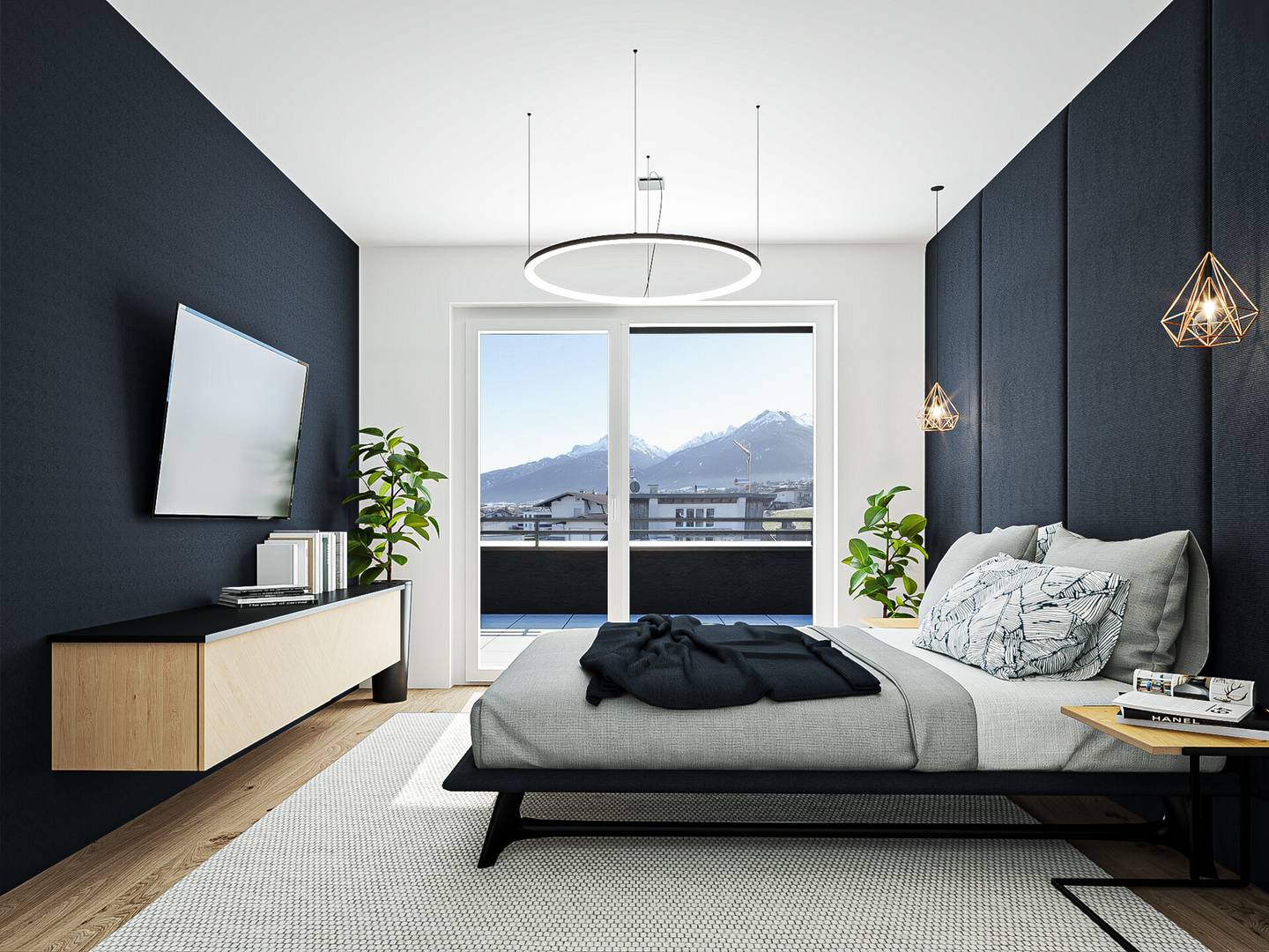 Penthouse with panoramic view and terrace