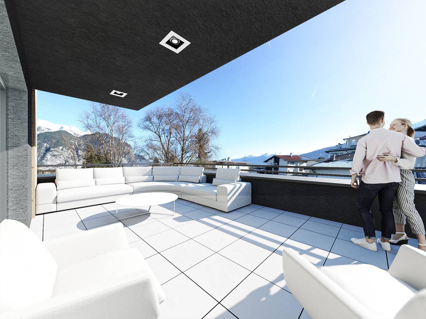 Penthouse with panoramic view and terrace